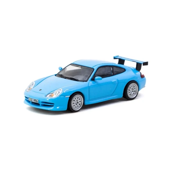Eco Lounge 1/64 Porsche 911 GT3 (type 996) Light Blue ürün görseli 1