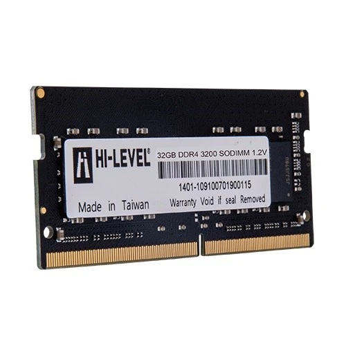 HI-LEVEL 32GB DDR4 3200MHZ NOTEBOOK RAM VALUE HLV-SOPC25600D4/32G ürün görseli 1