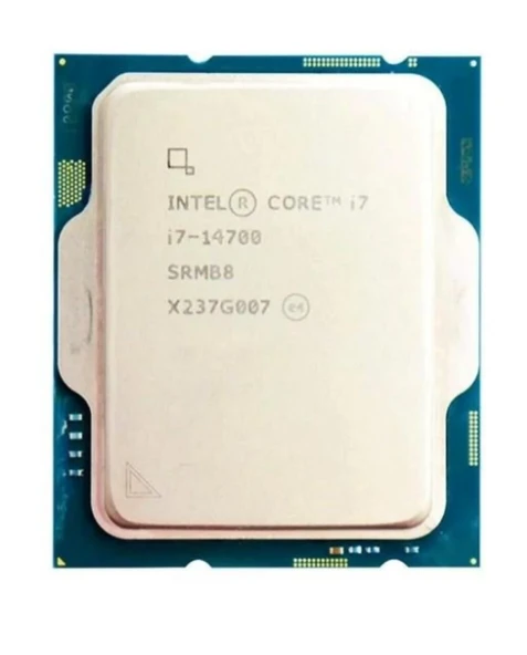INTEL CORE i7 14700 61MB 12çekirdekli O/B UHD VGA 1700p 65w Kutusuz+Fansız ürün görseli 1