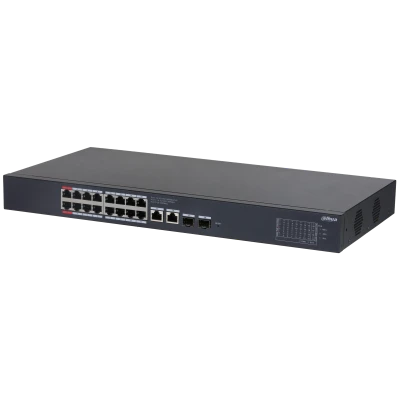 DAHUA 16port PoE 240w 2-SFP 2-Uplink Gigabit Cloud Yönetilebilir Switch CS4220-16GT-240 ürün görseli 1
