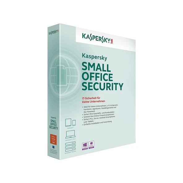 KASPERSKY Small Office Security 3yıl 2server + 20kullanıcı + 20 mobil cihaz ürün görseli 1