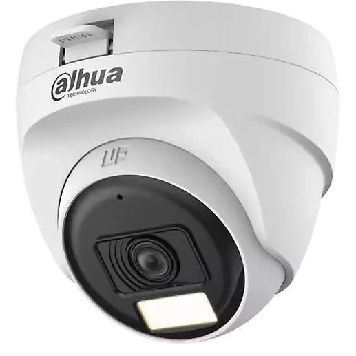 DAHUA 2MP Dome 2.8mm Analog Kamera Akıllı Işıklı HAC-T1A21P-U-IL-0280B ürün görseli 1