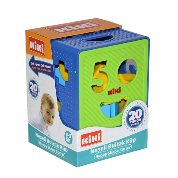 AE-1210 Kiki, 20 Parça Neşeli Bultak Küp / 0-3 yaş ürün görseli 1