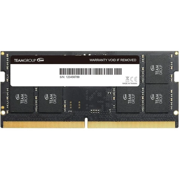 TEAM 32GB DDR5 4800MHZ CL40 NOTEBOOK RAM VALUE TED532G4800C40D-S0 ürün görseli 1