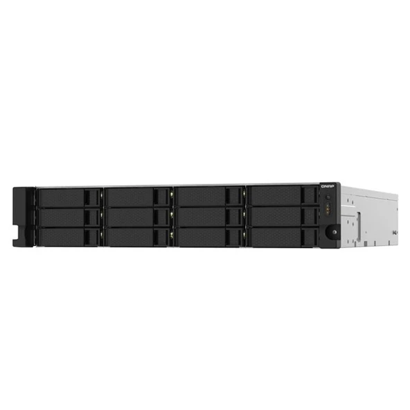 QNAP 12diskli Alpine AL324 QC-4GB RAM-2-10GbE SFP+ Rack Nas Server TS-1232PXU-RP ürün görseli 1