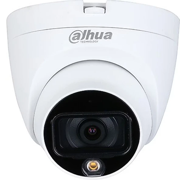 DAHUA 2MP Dome 2.8mm Full Color Analog Kamera HAC-HDW1209TLQ-LED-0280B ürün görseli 1