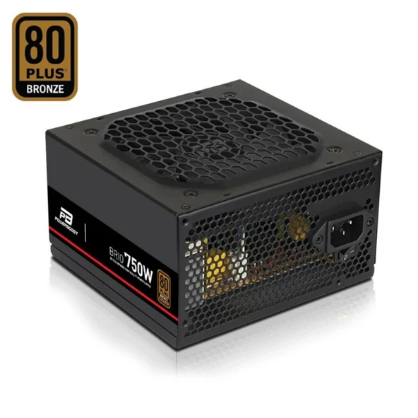 POWERBOOST 750W 80+ BRONZE BRIO BST-ATX750BEU Power Supply ürün görseli 1