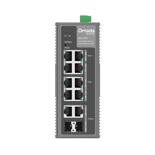 OMADA IES210GPP 10Port Industr.Switch - Resim 2