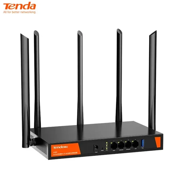 TENDA W30E Wıfı6 AX3000 Dual Band VPN Router ürün görseli 1