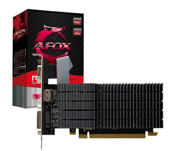 AFOX HD5450 2GB AF5450-2048D3L5-V2 DDR3 64bit PCIe 16X v2.0 ürün görseli 1