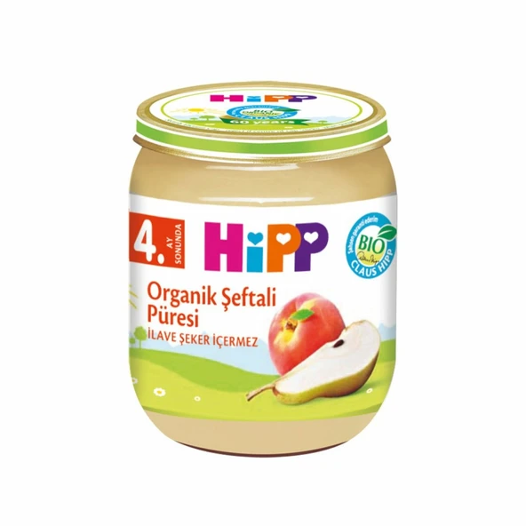 Organik Armut Şeftali Püresi 125 Gr ürün görseli 1