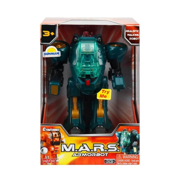 M.A.R.S Sesli ve Işıklı Zırhlı Robot ürün görseli 1
