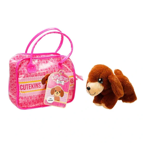 Taşıma Çantalı Peluş Köpek - Resim 5