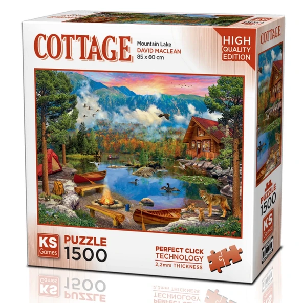 NessiWorld Mountain Lake Puzzle 1500 Parça 22036 ürün görseli 1