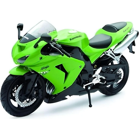 Kawasaki 1/12 Zx-10r 2006 Model Yeşil Motorsiklet ürün görseli 1