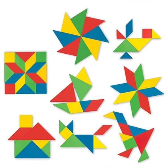 Kutulu Tangram 28 Parça ürün görseli 1