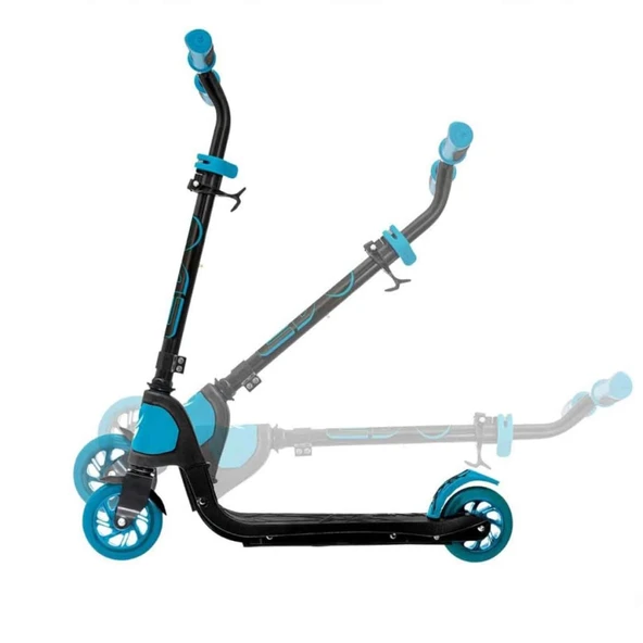2 Tekerlekli Hafif Hız Scooter Mavi - Resim 5