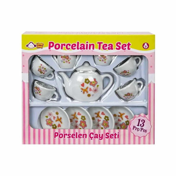 Porselen Çay Takımı 13 Parça - Resim 3
