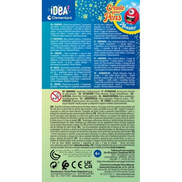 18828 Idea - Mini Kalem Laboratuvarı - Canavarlar - Resim 3