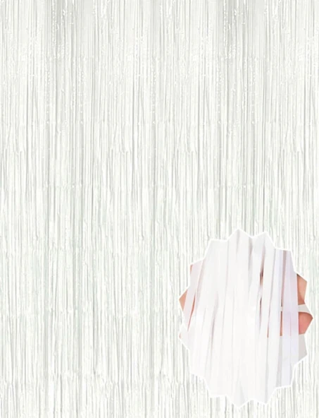 Soft Beyaz Renk Duvar ve Kapı Perdesi İthal 100x200 cm - Resim 2