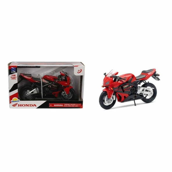 42607 NessiWorld- MODEL ARAÇ CBR600R 2006 Kırmızı 1:12 - Resim 2