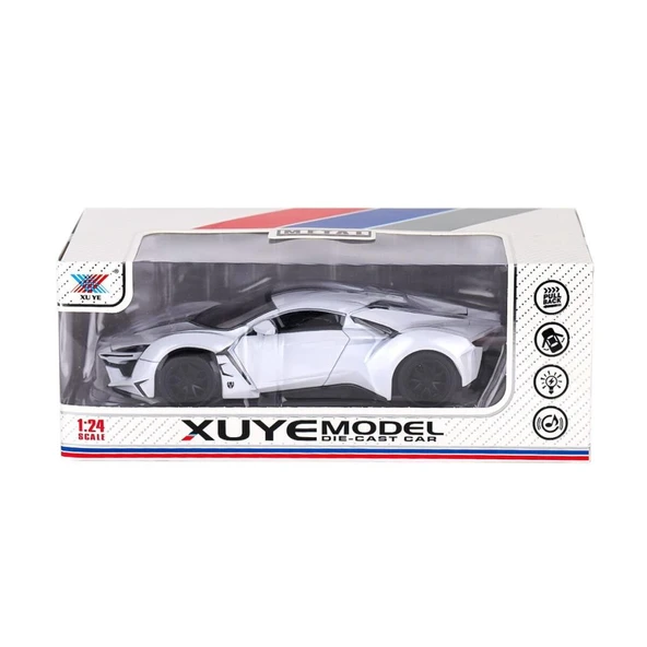 K240A11 Metal Çek Bırak Işıklı ve Müzikli Araba -Canem Oyuncak ürün görseli 1