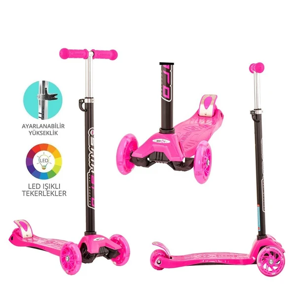Torutoys Maxi Twist Işıklı Scooter Pembe ürün görseli 1