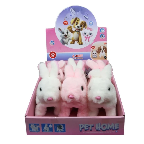 VRD10643 PELUŞ EVCİL TAVŞAN SESİ VE HAREKETLİ ürün görseli 1