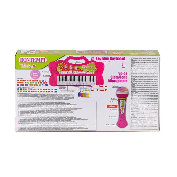2172 Elektronik Mikrofonlu Işıklı Org 24 Tuş - - Resim 3