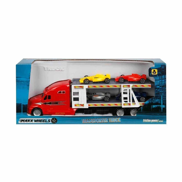 1:48 Maxx Wheels Transporter Tır 30 cm. - Resim 4