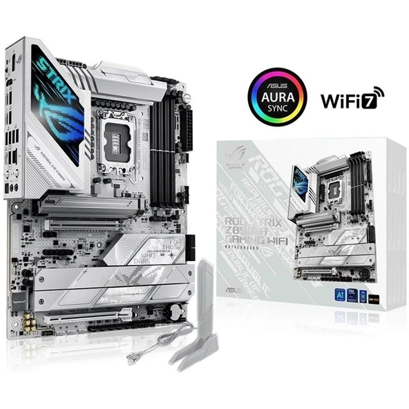 ASUS ROG STRIX Z890-A GAMING WIFI-7 DDR5 HDMI TYPE-C DP PCIE 5.0 1851p ATX ürün görseli 1