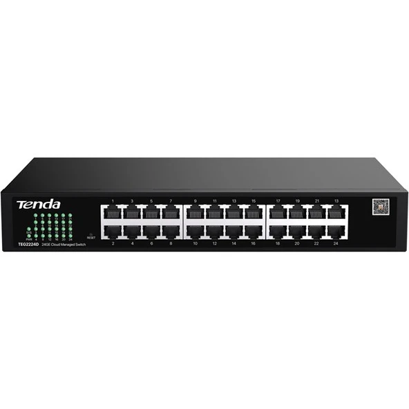 TENDA 24port Gigabit Cloud Yönetilebilir Switch TEG2224D - Resim 2