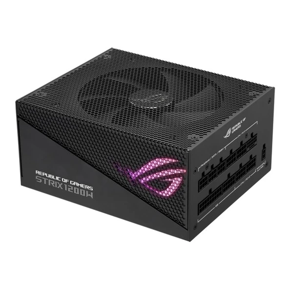 ASUS 1200W 80+ GOLD ROG STRIX 1200G AURA PCIE 5.0 Tam Modüler Power Supply ürün görseli 1
