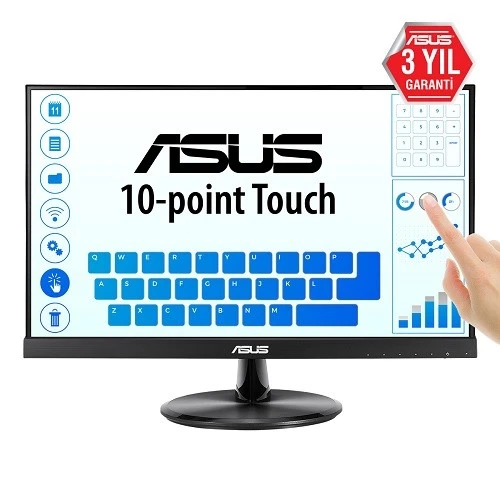 ASUS 21.5" IPS VT229H 5MS 60Hz HDMI Dokunmatik Monitör (1920 X 1080) ürün görseli 1