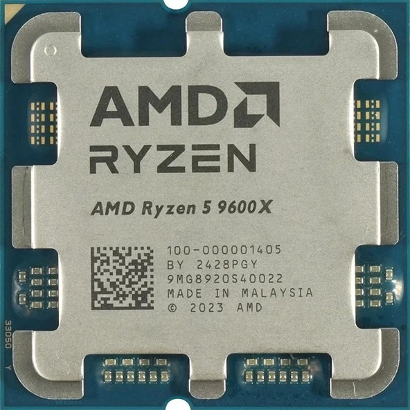 AMD RYZEN 5 9600X 38MB 6çekirdekli O/B UHD AM5 65w Kutusuz+Fansız ürün görseli 1