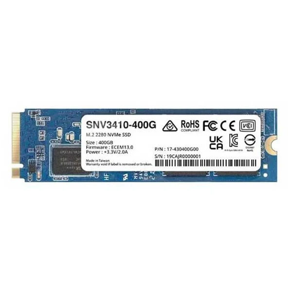 SYNOLOGY 400GB SNV3410-400G 3000- 750MB/s Enterprise M2 NVMe Gen3 Nas Disk ürün görseli 1
