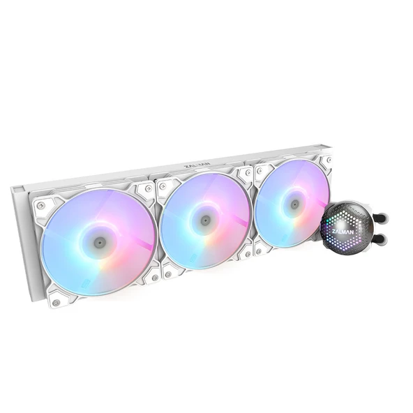ZALMAN 360MM ALPHA-36WH ARGB 1851P-AM5 Sıvı Soğutmalı İşlemci Fanı Beyaz ürün görseli 1