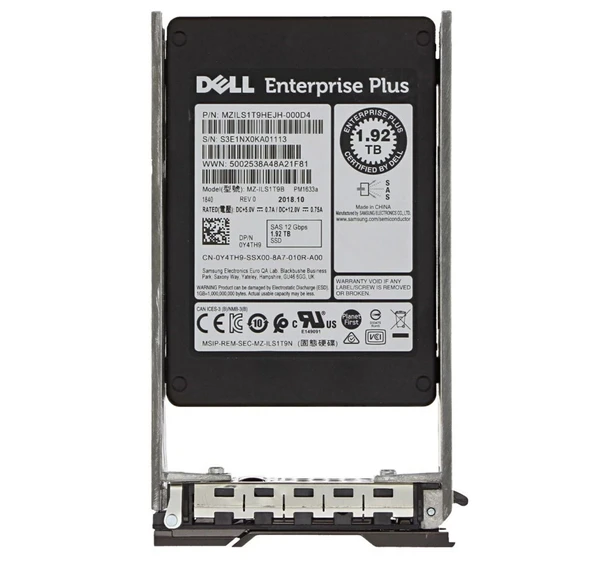 DELL 1.92TB 2.5” 0Y4TH9 Enterprise SAS SSD Disk - Resim 3