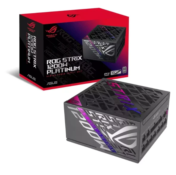 ASUS 1200W 80+ PLATINUM ROG STRIX 1200P Tam Modüler Power Supply ürün görseli 1
