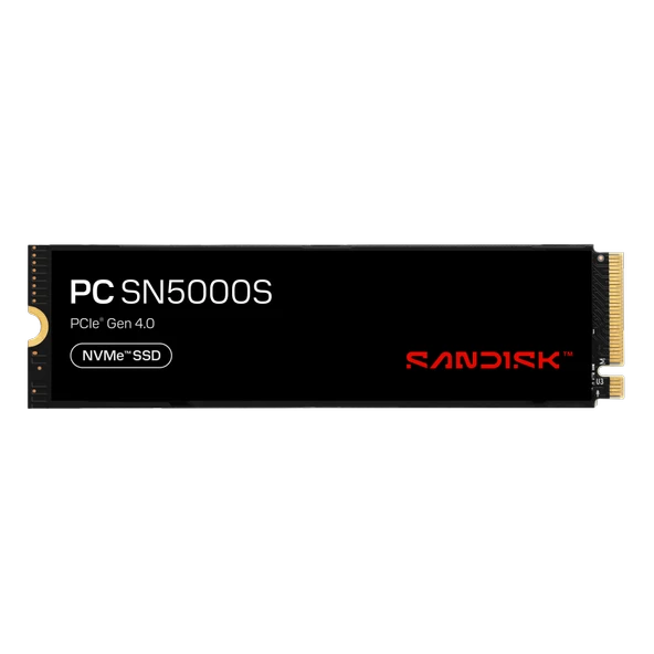 SANDİSK SN5000S 512GB SDEQNSJ-512G 5000-4000MB/s 2280 M2 NVME GEN4 Disk Kutusuz ürün görseli 1