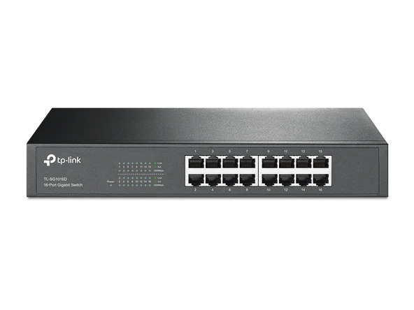 TP-LINK 16port Gigabit Yönetilemez Switch TL-SG1016D ürün görseli 1