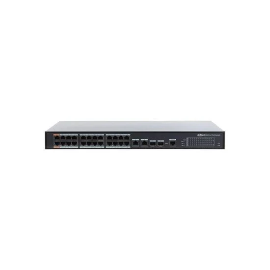 DAHUA 24port PoE 360w 2-SFP Gigabit Yönetilebilir Switch DH-PFS4226-24ET-240-V3 ürün görseli 1