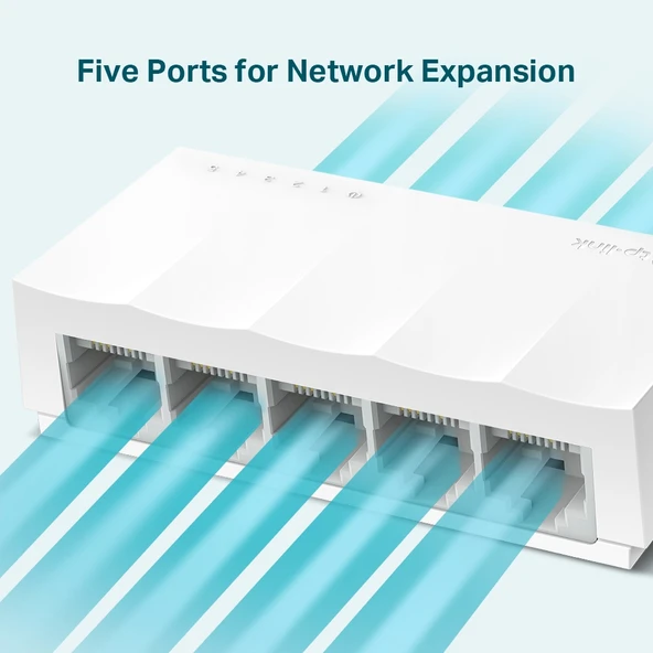 TP-LINK 5port 10/100 Yönetilemez Switch LS1005 - Resim 3