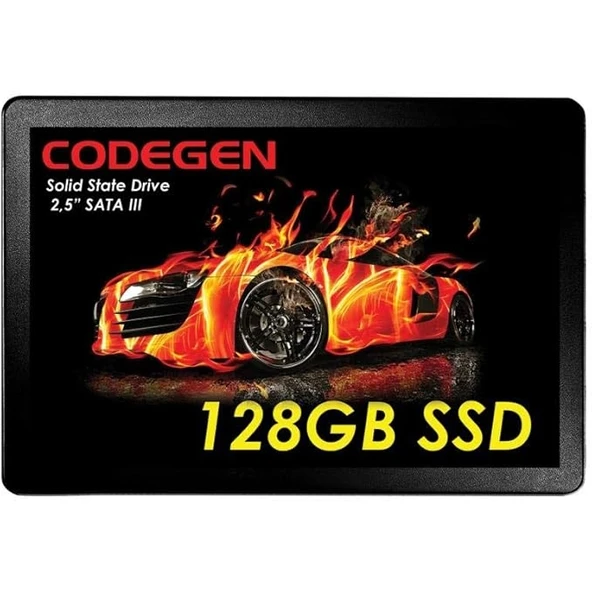CODEGEN 128GB CDG-128GB-SSD25 560- 500MB/s SSD SATA-3 Disk ürün görseli 1