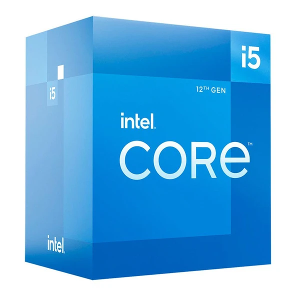 INTEL CORE i5 12500 25MB 6çekirdekli O/B UHD VGA 1700p 65w Kutulu+Fanlı ürün görseli 1