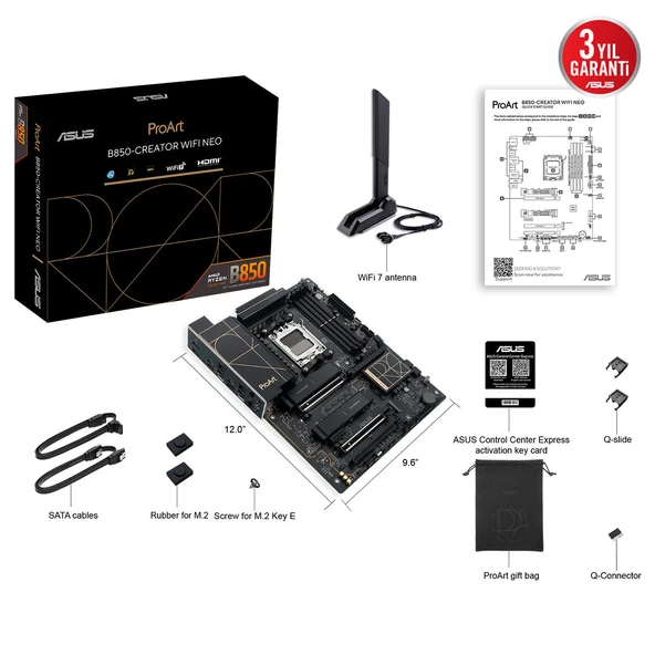 ASUS PROART B850-CREATOR WIFI NEO AMD - Resim 8