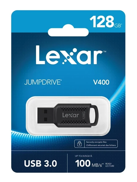 LEXAR 128GB USB 3.0 Usb Bellek JUMPDRIVE V400 LJDV400128G ürün görseli 1