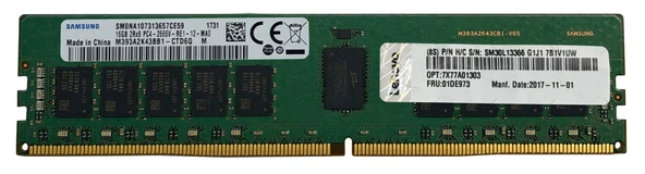 LENOVO 32GB DDR4 ECC RDIMM 3200MHz 2Rx4 SUNUCU RAM 4X77A08633 ürün görseli 1