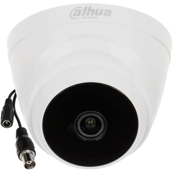 DAHUA 2MP Dome 2.8mm Analog Kamera Akıllı Işıklı Sesli HAC-T1A21P-U-IL-A-0280B ürün görseli 1