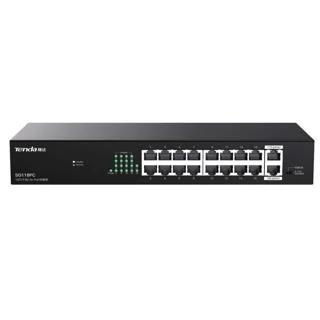 TENDA 18port PoE 150w Gigabit Yönetilemez Switch  SG118PC ürün görseli 1